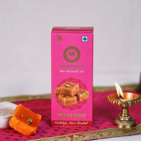 MishtCult Besan Burfi