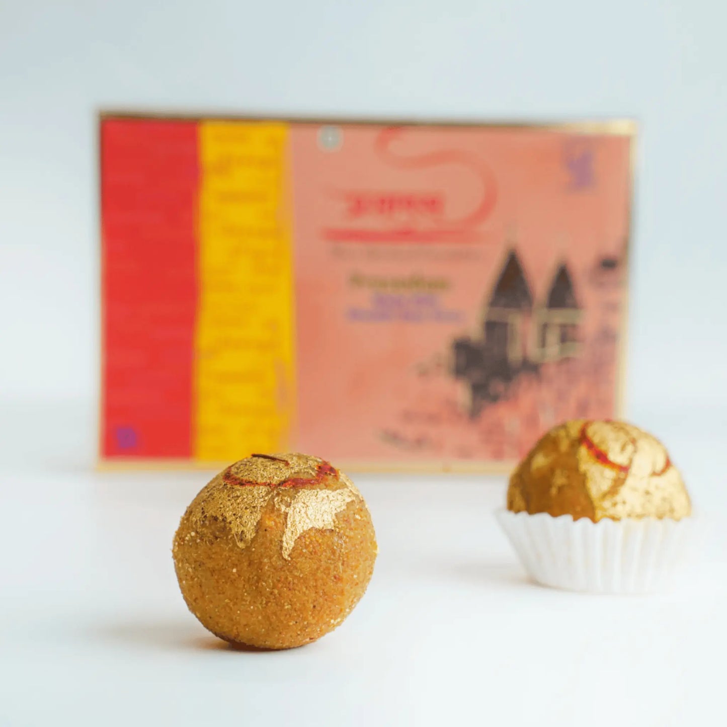Prasadam Ladoo Selection – Motichoor, Besan, or Panjiri