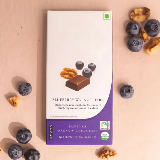 Blueberry Walnut Organic Vegan Chocolate