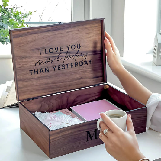 Vintage Vibes Wooden Box