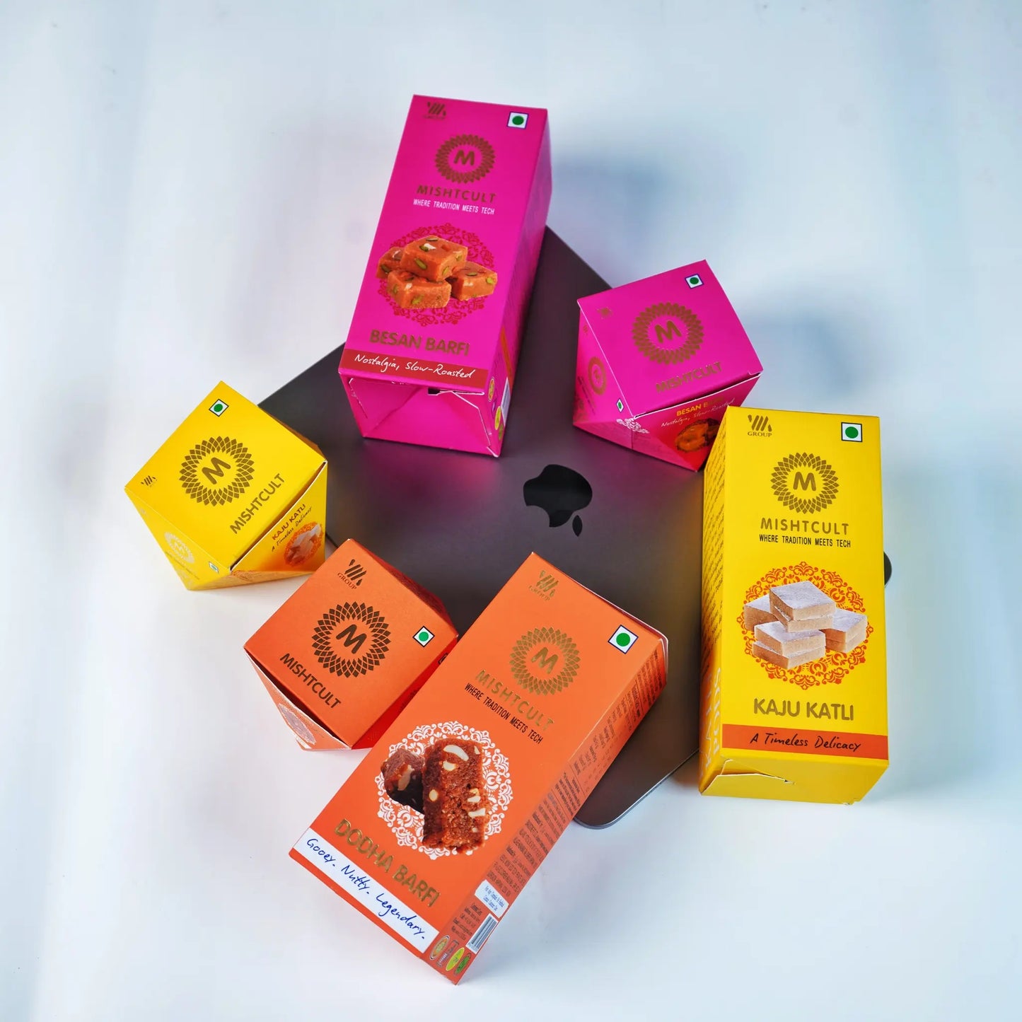 MishtCult Luxe Diamond Box – Kaju Katli