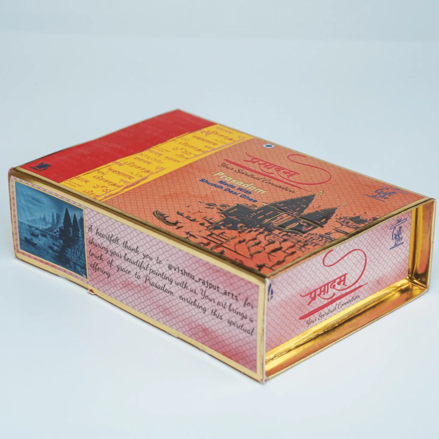 Prasadam Ladoo Selection – Motichoor, Besan, or Panjiri