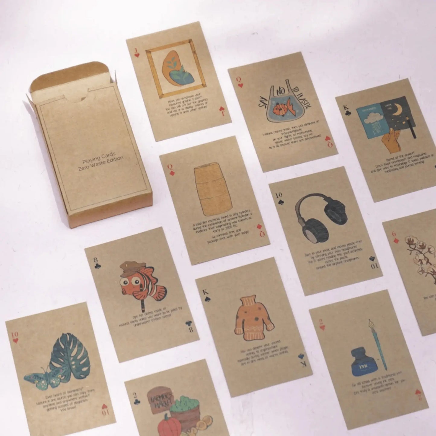 Zero Waste Playing Cards Deck