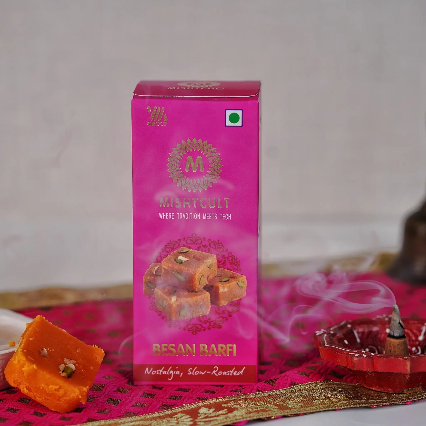 MishtCult Besan Burfi