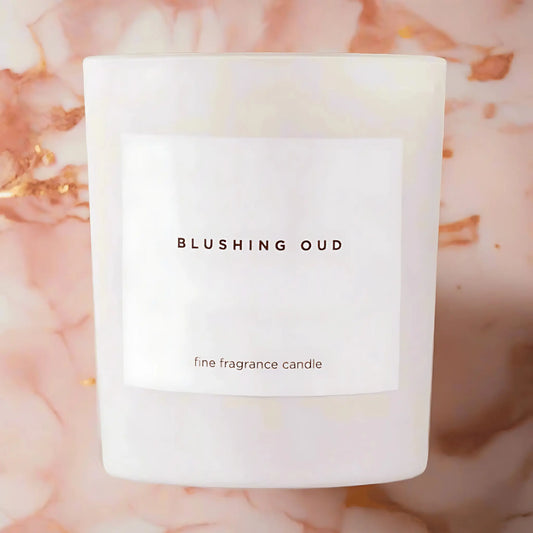 Blushing Oud Fine Fragrance Candle