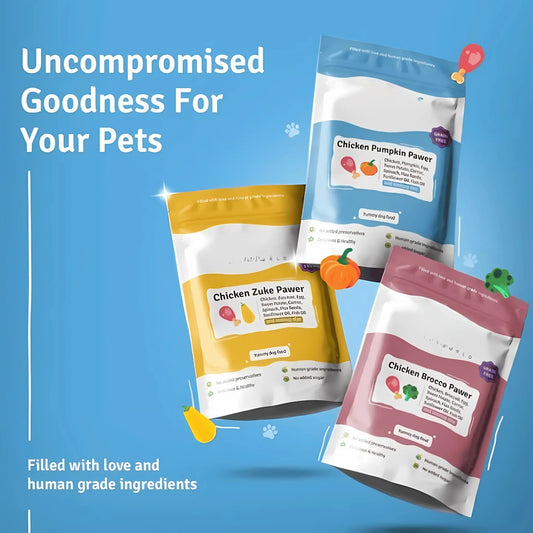 Tasty & Healthy Pet Food Prepared Using Superior Quality Human Grade Ingredients